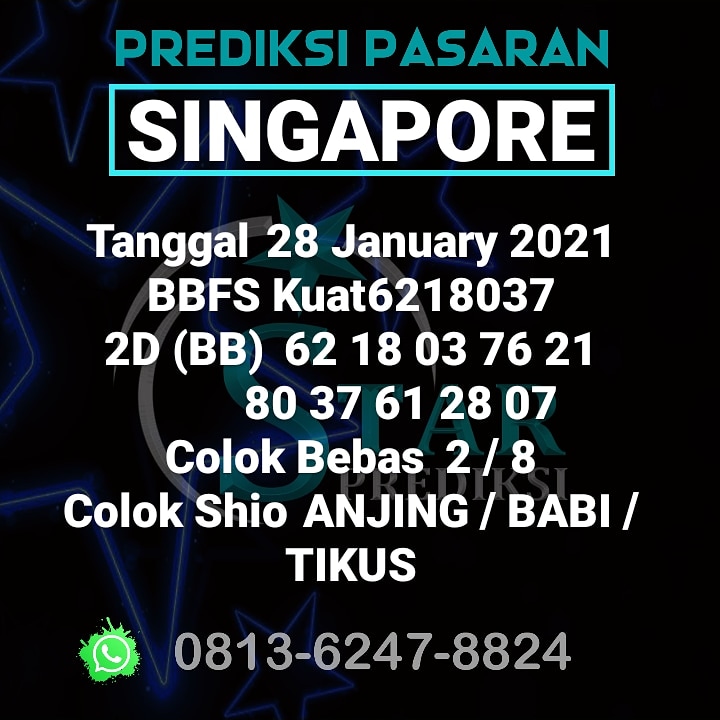 Prediksi Singapore Hari Kamis Tanggal 28 Januari 2021

Semoga JP dan tetap ups (Utamakan Prediksi Sendiri)
Info prediksi lainnya: 0813-6247-8824

#prediksisingapore #paitosingapore #singapore #angkajitusingapore #bocoransingapore #sgpjitu #prediksipaitosingapore