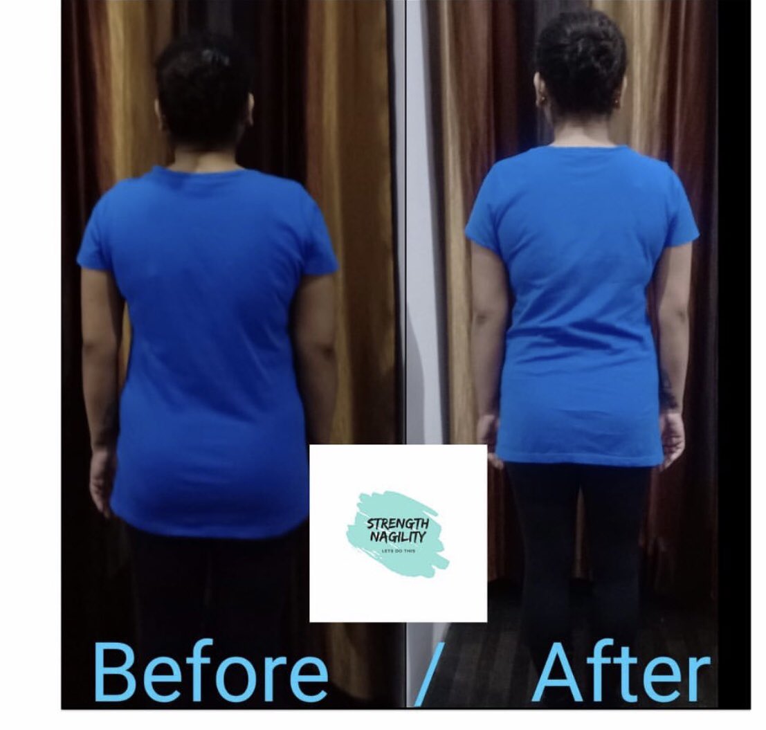 2011Papiha's tweet photo. Client transformation-12 weeks .
Home workouts with no weights . It’s all about understanding basics right and results will follow. This person had her ups and downs but didn’t give up. Consistency and patient does matter . https://t.co/OZAE2gTVnw