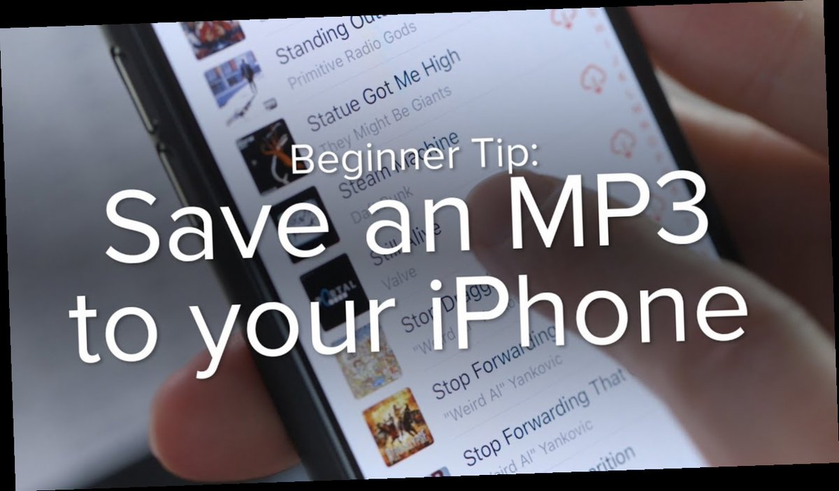how to download mp3 files onto phone / Twitter