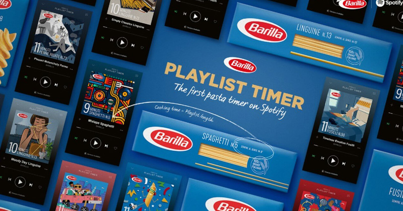 esloganmagazine's tweet photo. Barilla crea listas de reproducción en Spotify que duran los minutos que tarda la pasta en cocerse. https://t.co/inyi2PcfbI #Spotify #Barilla #PlaylistTimer https://t.co/rys7H2urRR