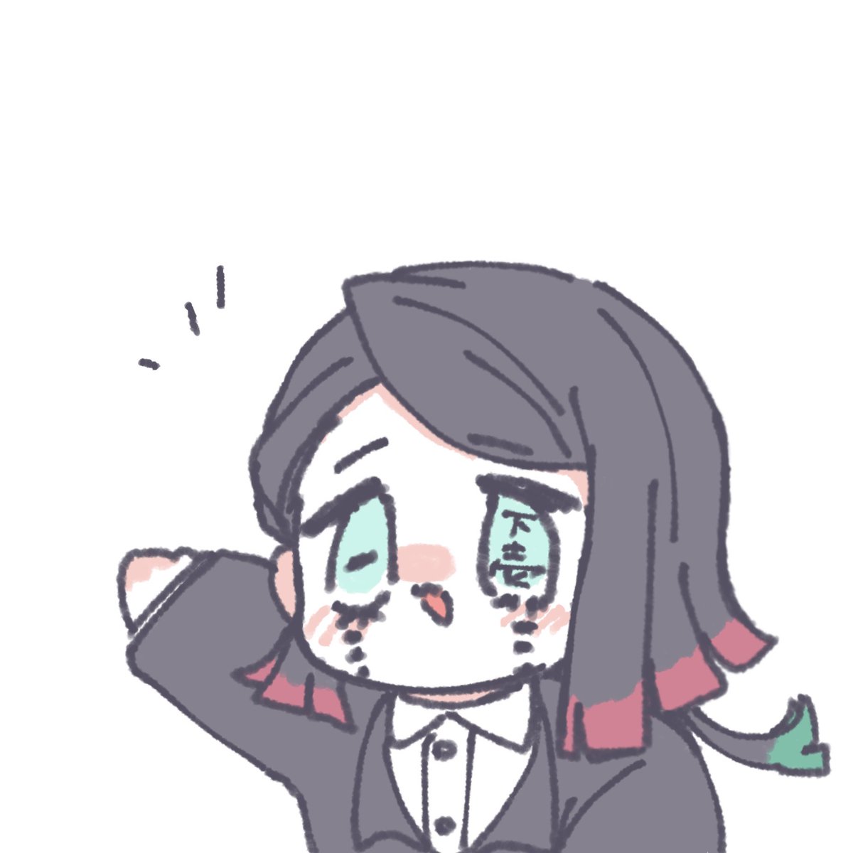 もち萼 ワンクッション用に描いた魘夢 もち萼 ワンクッション用に描いた魘夢