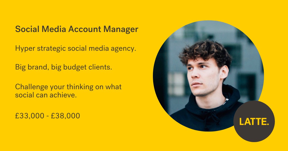 Come and work for one of the UK’s fastest-growing social media agencies. Take the lead on project management, helping to get #influencer #campaigns sorted and content calendars signed off. Email dean@wearelatte.com to apply. #SocialMediaJobs
buff.ly/3ky8kFr