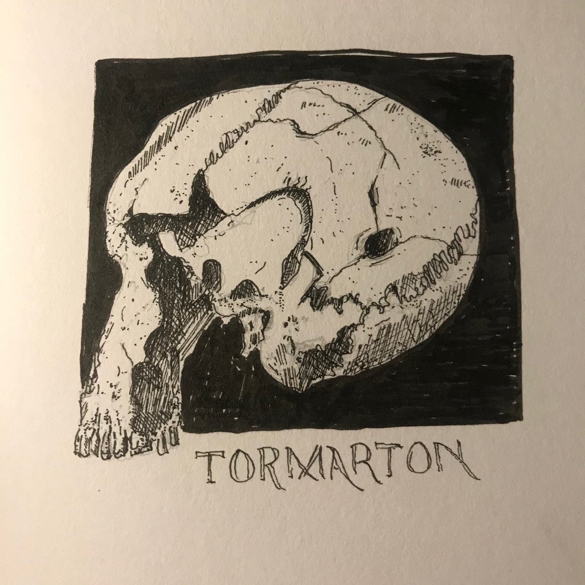 18) And when all elements of the site recording has been handed over – these drawings remain something you can hold onto. It is, of course, essential to keep up the photography, measured drawing, scanning & science. But for the soul, drawing the dead is life-affirming.  #digideath