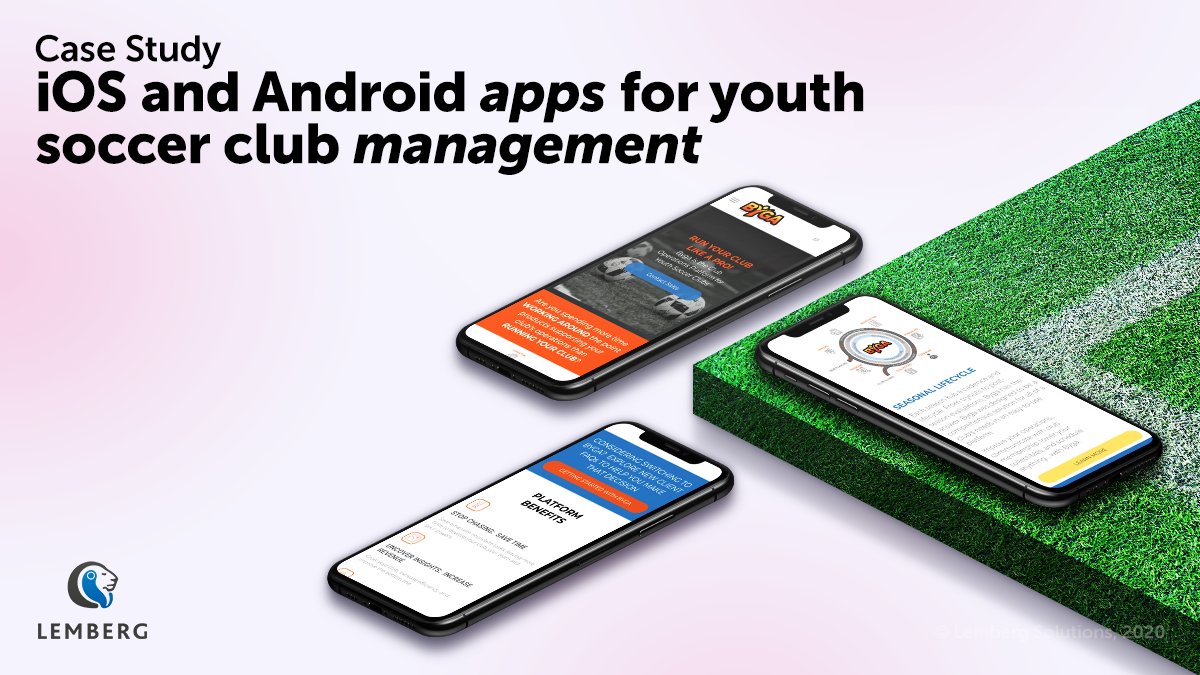 Fresh #casestudy from the Lemberg's mobile team is now out! 

⚽️Follow the link and find out how Lemberg helped <a href="/_byga_/">Byga</a> to develop their mobile #app  that facilitates sports clubs management: bit.ly/2L1iy4E