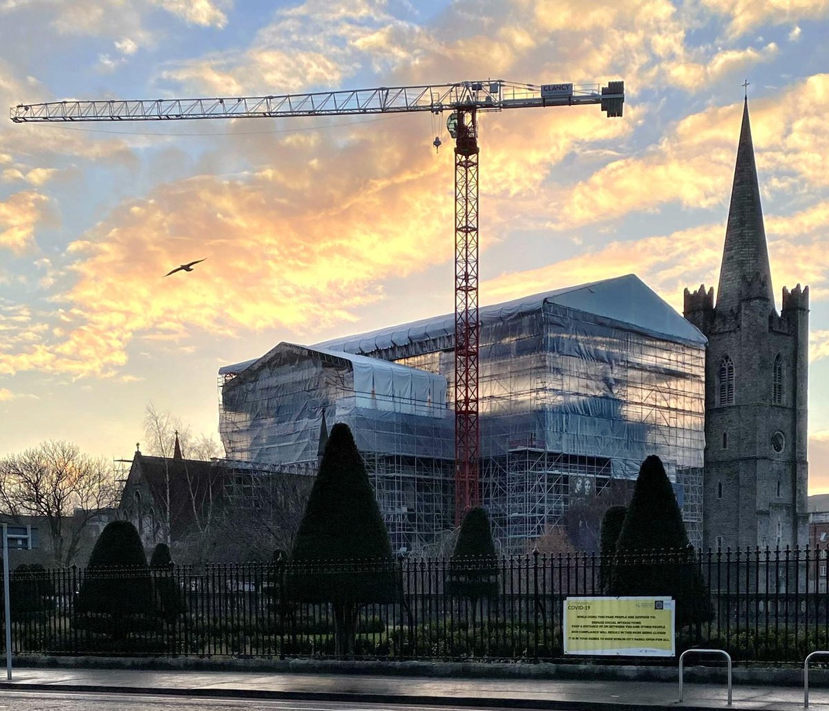 b2_architects's tweet image. Work on the High Roofs has benefited from a €1m allocation from @housing.localgov.heritage to ensure completion of repair.  Funding was recently announced by Minister for Housing, Local Government &amp;amp; Heritage,  and Minister of State for Heritage &amp;amp; Electoral Reform. Photo: SH