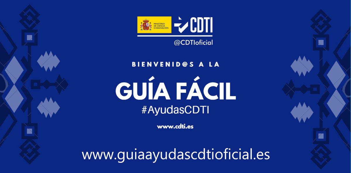 📣 ¿Necesitas ayuda para identificar las #AyudasCDTI?  Encuéntralas en la GUÍA FÁCIL DE AYUDAS CDTI guiaayudascdtioficial.es. ¡Ya en línea! 👉Subvenciones y ayudas públicas parcialmente reembolsables para proyectos de I+D e #innovación empresarial #financiación