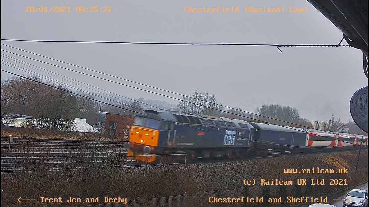 beeranddiesels's tweet photo. 47813 "Jack Frost" running 5Q78 on the Chesterfield and Derby cams this morning. @railcamlive @RailOpsGroup #SpottingFromHome #StaySafe https://t.co/EYw5ZEYBU4
