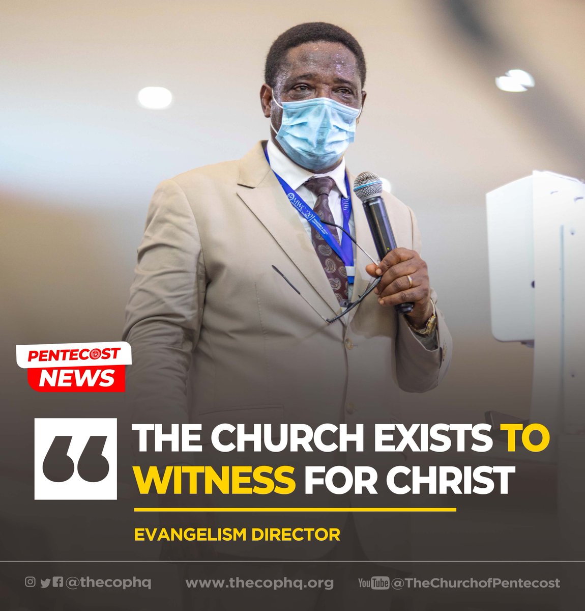 thecophq's tweet photo. The Evangelism Ministry Director of @thecophq, Apostle Dr. Amos Jimmy Markin, has said that the Church of God exists primarily for the salvation of souls and that any other assignment or responsibility comes to augment this core duty.

More at: https://t.co/pOcDnSpDxm #MWC21 https://t.co/KjydgrKb2i