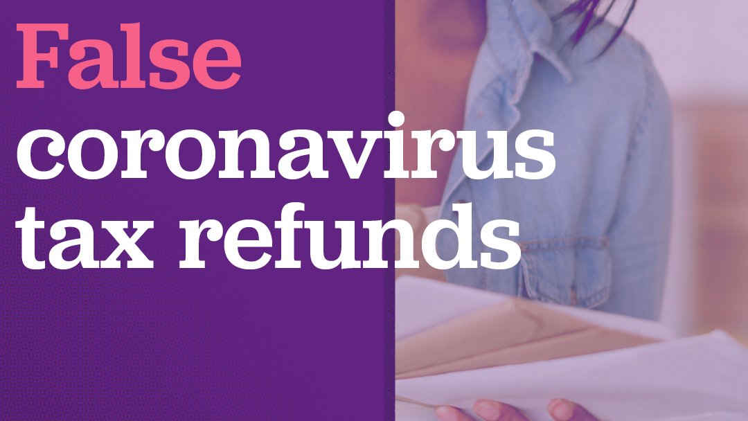 Look out for fake emails, texts or calls claiming you’re entitled to a support grant or tax-refund due to coronavirus. The aim is to get you to hand over personal information or card details. Criminals use that info to call you back, pretending to be from your bank’s fraud team.