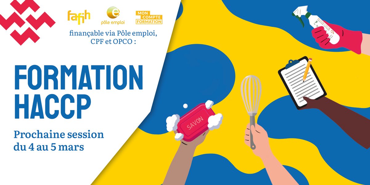 *HACCP* 340 € HT pour 2 jours de théorie + cas pratique dans notre cuisine dans Paris 18e (repas de midi inclus). Viens faire ta formation obligatoire avec nous ! bit.ly/2M1RVx1 #haccp #hygiène #paris #restauration