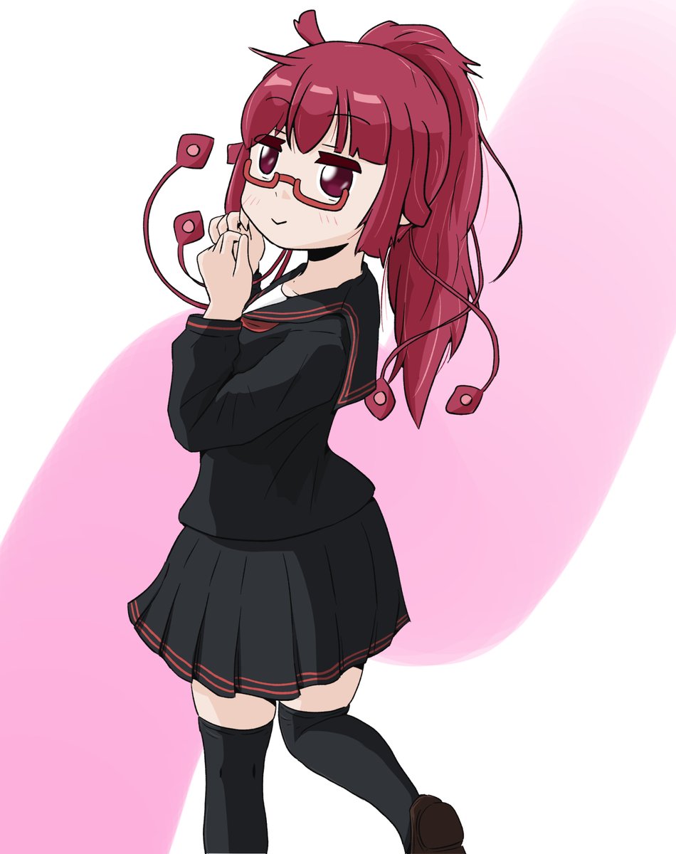 廿v廿 ぶりっこぽーずじゃん ブリっ子ポーズをした相手をメガネ好きに変える ゆーきしぐまのイラスト 廿v廿 ぶりっこぽーずじゃん ブリっ子ポーズをした相手をメガネ好きに変える ゆーきしぐまのイラスト