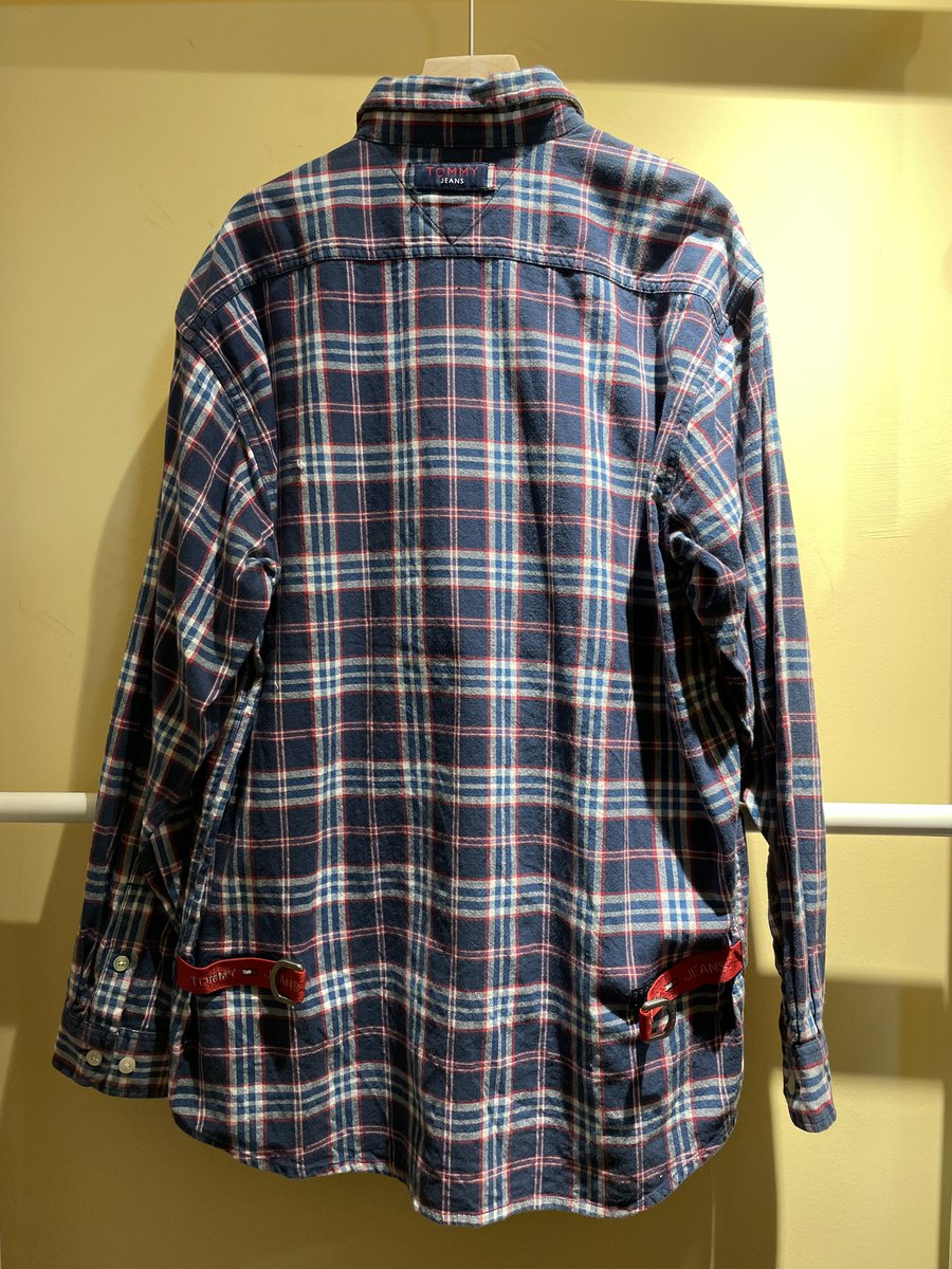 CHIWAWAVINTAGE's tweet image. tommy hilfiger 格仔襯衫

衣長：82
肩寬：52
胸圍：58
袖長：62