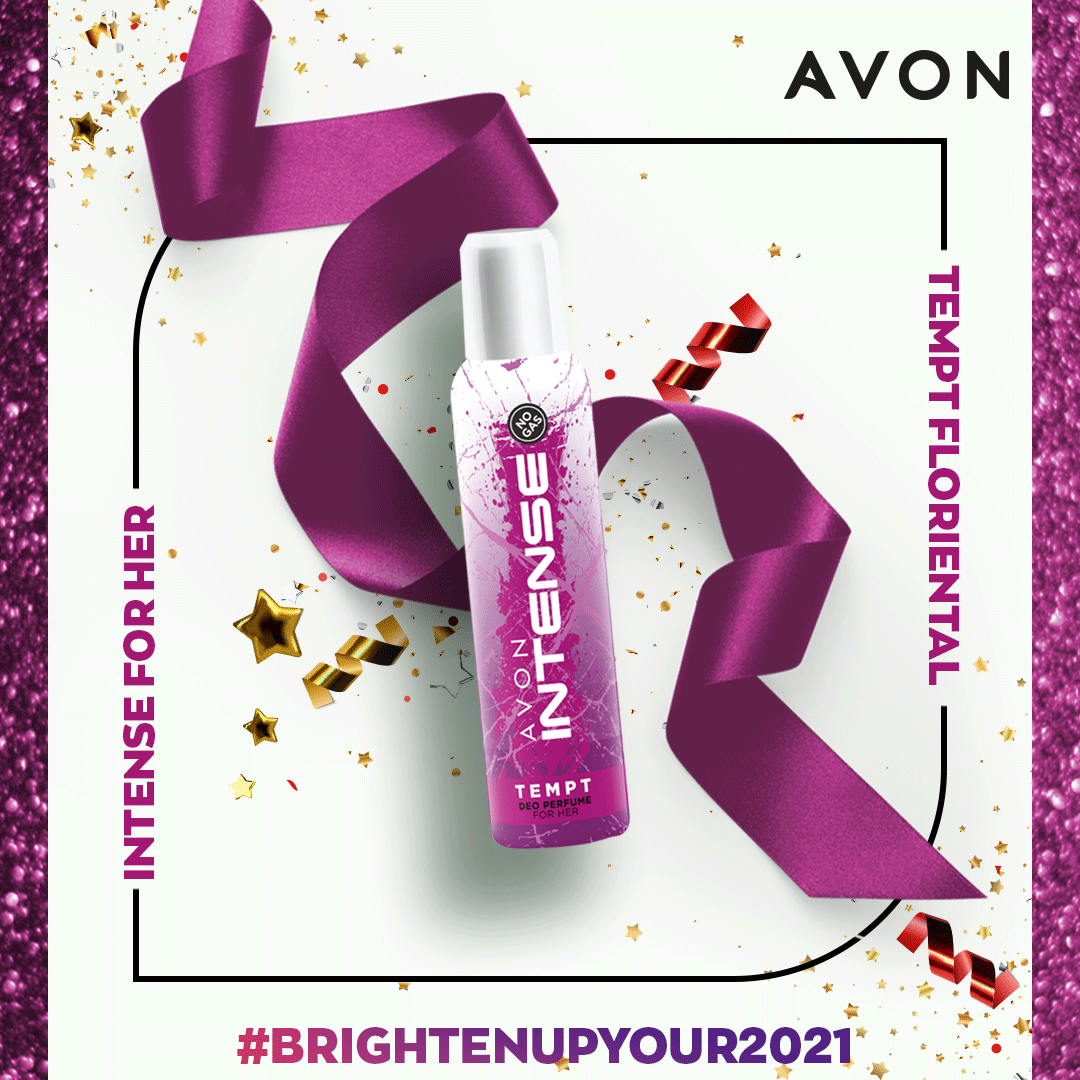 AvonIndia's tweet photo. Be at the top of your game with Avon’s Intense Deodorant range. Stay fresh and smell good all day long with our ‘no gas’ sprays. Get yours today!
#Avon #AvonIndia #BrightenUpYour2021 #AvonFragrance #IntenseDeodrant #EveydayEssentials #FragranceLover #NoGasDeodrant #UnisexPerfume https://t.co/c9IB5D0NWY
