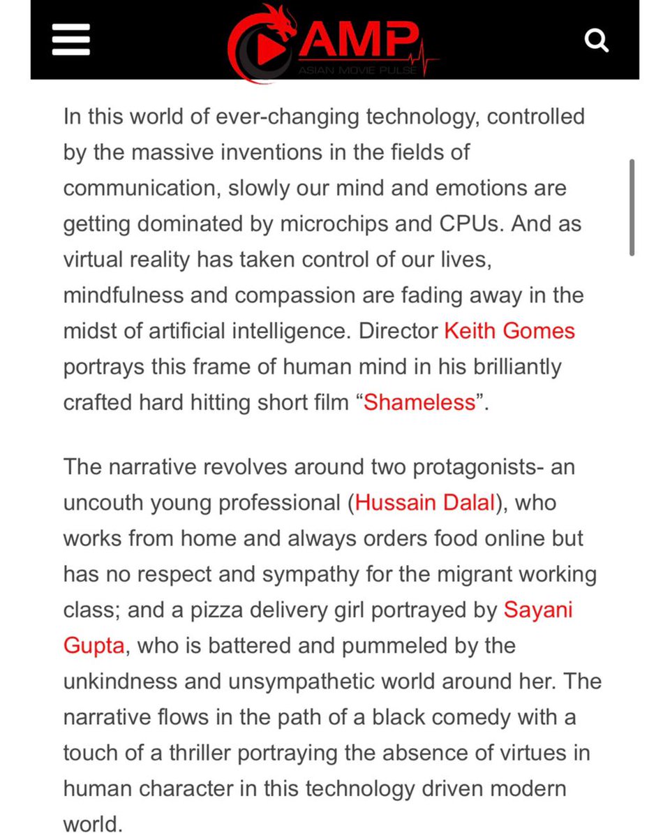 shameless_film's tweet photo. On a journey to make kindness normal!
Thank you @AsianMoviePulse for the review 🙏🏻 
#SHAMELESSlyKind #ShamelessTrailer #Oscars2021 #Shameless

@hussainthelal @sayanigupta @KeithgomesW @Shabinaa_Ent #AshGomes @sandeepkamal @resulp @sureshsrajan @itsovaiskhan @BOBBYTAL https://t.co/ms2Gz3fjeo