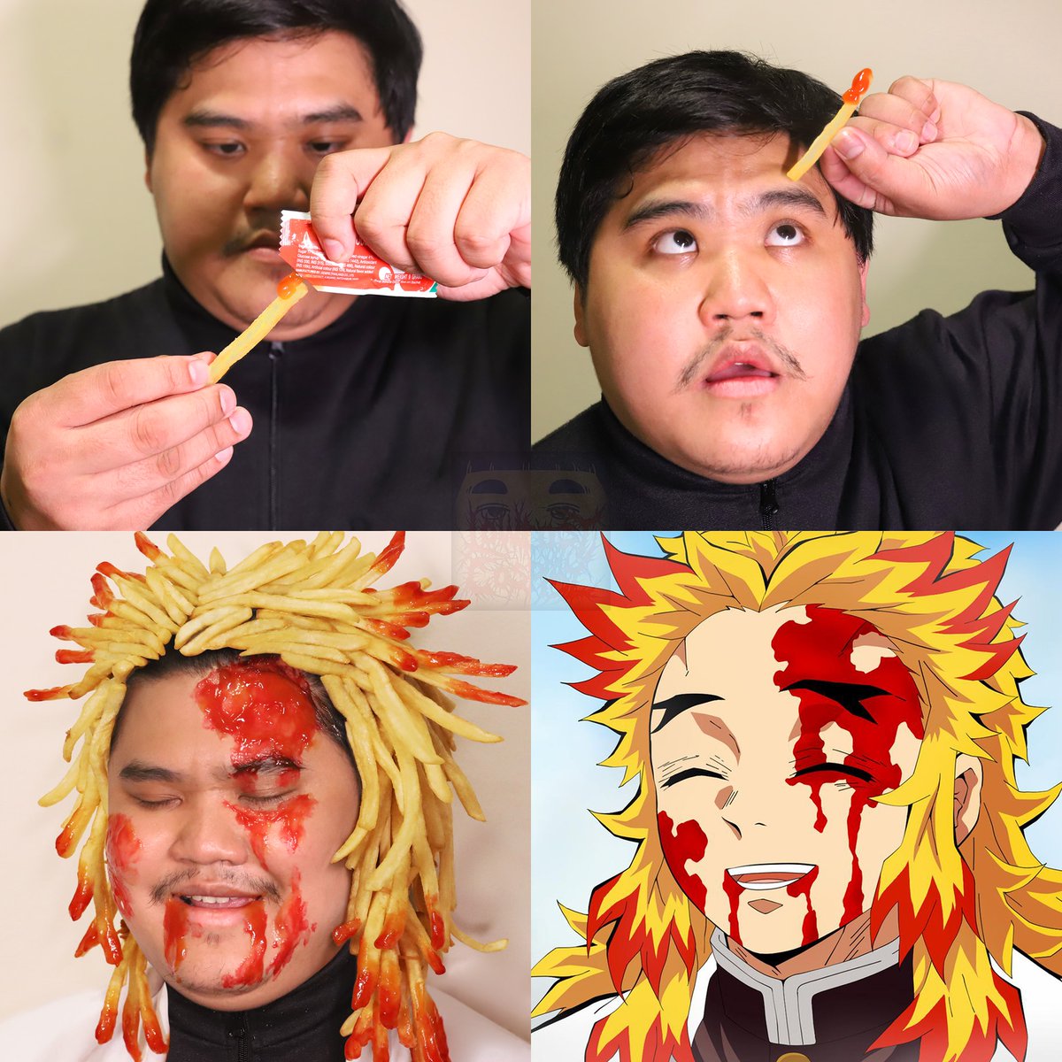FunniqPage's tweet photo. Rengoku Kyoujurou from Kimetsu no Yaiba cosplay by lowcostcosplay #rengoku #kinetsu #cosplay https://t.co/bYQP55W0Gj