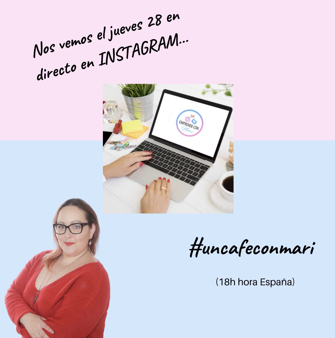 emprendeconmari's tweet photo. Os espero esta tarde 🤩 https://t.co/UwfCvmOot3