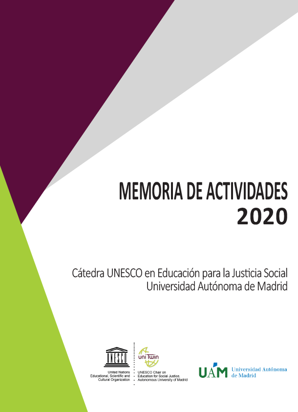 ¡La Memoria de Actividades 2020 de la Cátedra UNESCO en Educación para la Justicia Social de la <a href="/UAM_Madrid/">UAM Autónoma Madrid</a> ya está accesible en nuestra web!

Conoce el trabajo que realizamos en: catedraeducacionjusticiasocial.org/wp-content/upl…