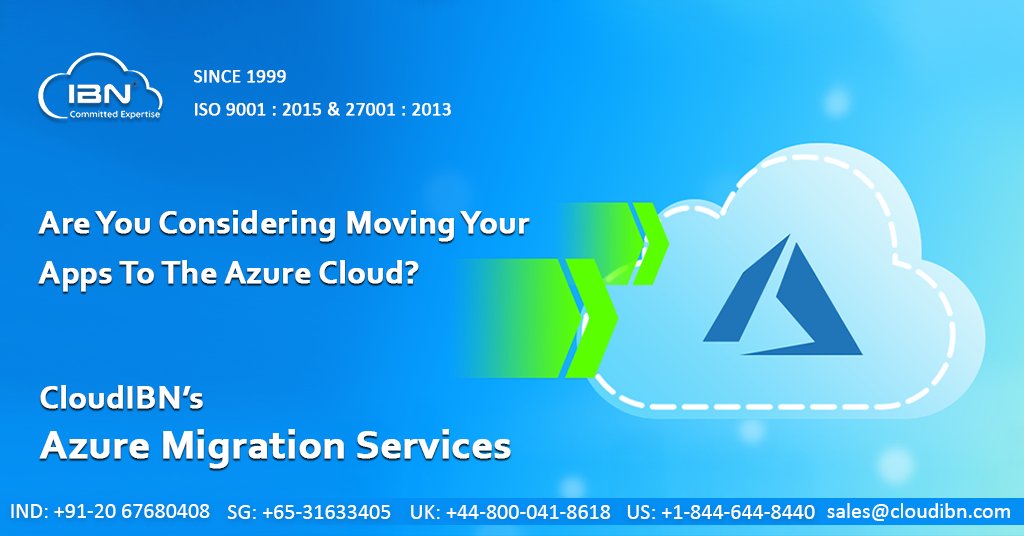 Cloud_IBN's tweet image. Are You Considering Moving Your Apps To The Azure Cloud? Trust The Experts Of CloudIBN And Have A Smooth Transition. Contact CloudIBN Team For More Information!
Visit Us - ow.ly/5thr50Dag7b
#Azure #AzureMigration #AzureServer #AzureConsulting #AzureCloud #CloudIBN
