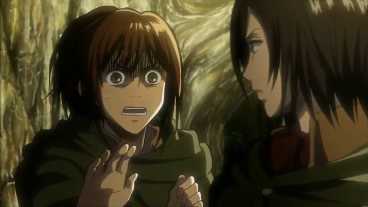 I think after Eren and Armin, Sasha was probably the only girl Mikasa was closest friends with (out of all the 104th). I love the way their friendship was potrayed and developed throughout the story.