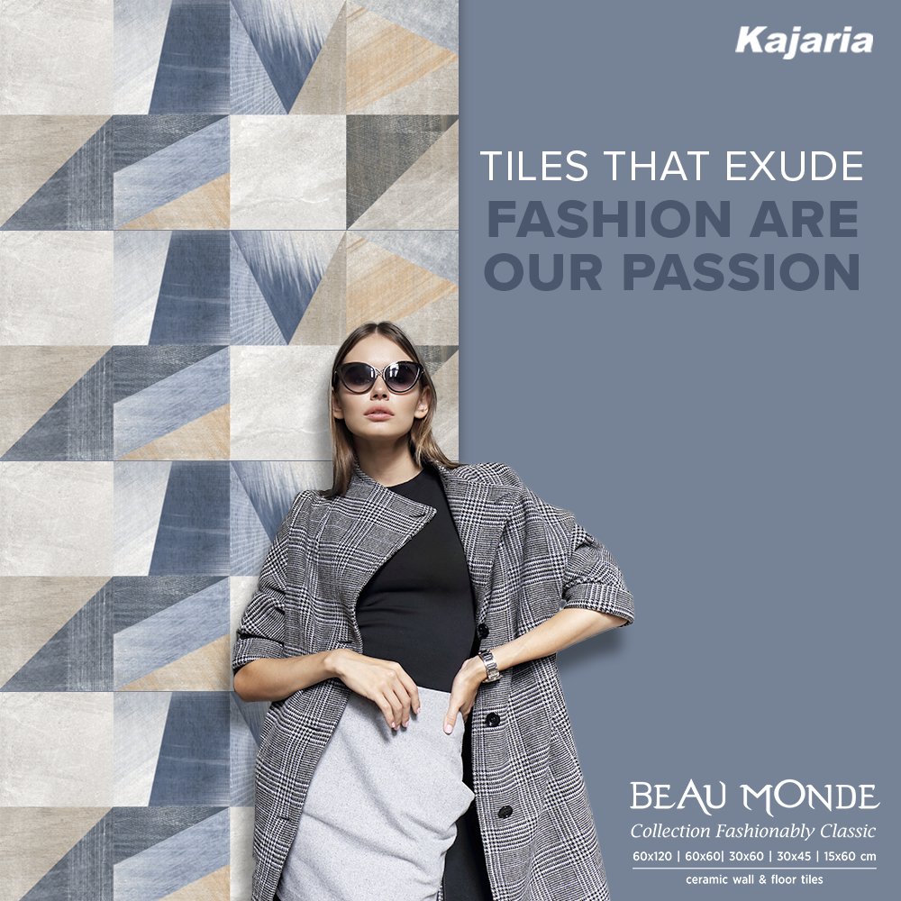 KajariaCeramic's tweet image. Add glamour to your walls &amp;amp; floor with our Beau Monde Collection. Each tile from this range is high on aesthetic appeal. To explore, visit your nearest Kajaria showroom today: bit.ly/KajariaDealerT…

#Kajaria #KajariaCeramics #CeramicFashion #KajariaTiles #FashionablyClassic