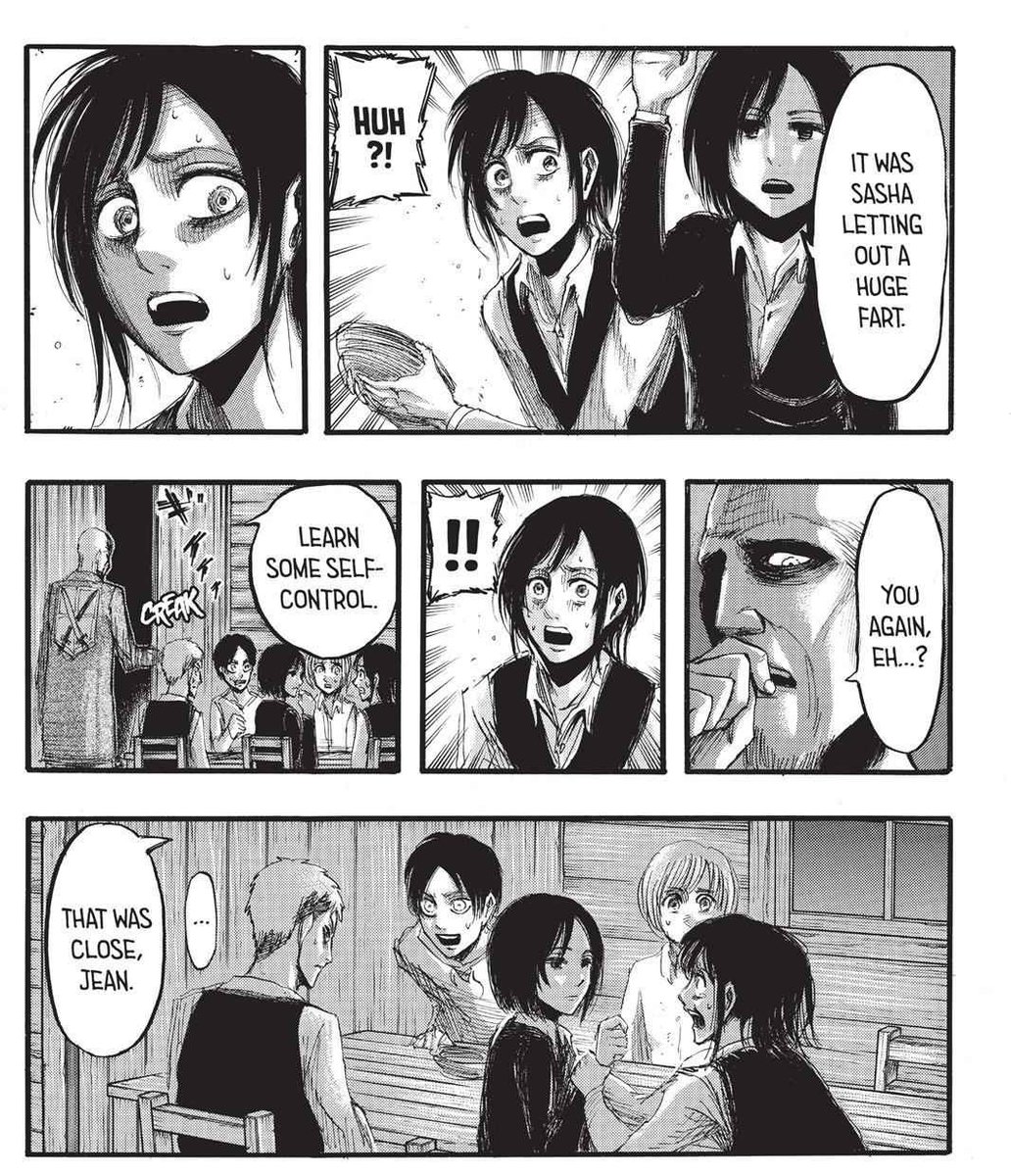 And let's not forget, that Mikasa betrayed Sasha not once, but twice.