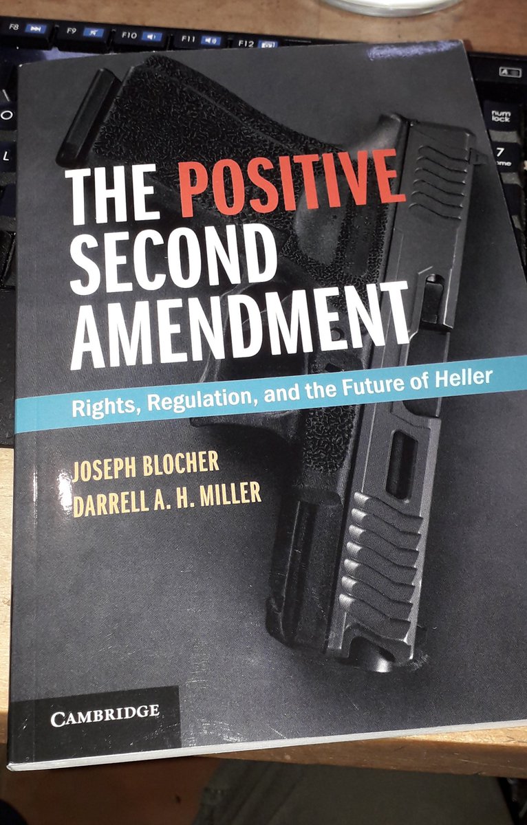 LeapfrogMark's tweet photo. I love the sound of new books arriving in the morning - and this is timely as my students and I will be interviewing co-author Joseph Blocher about #2A, #GunRights and #GunControl for our #AmGov module in @UoRPolitics tomorrow afternoon. https://t.co/Q9qOr7STed