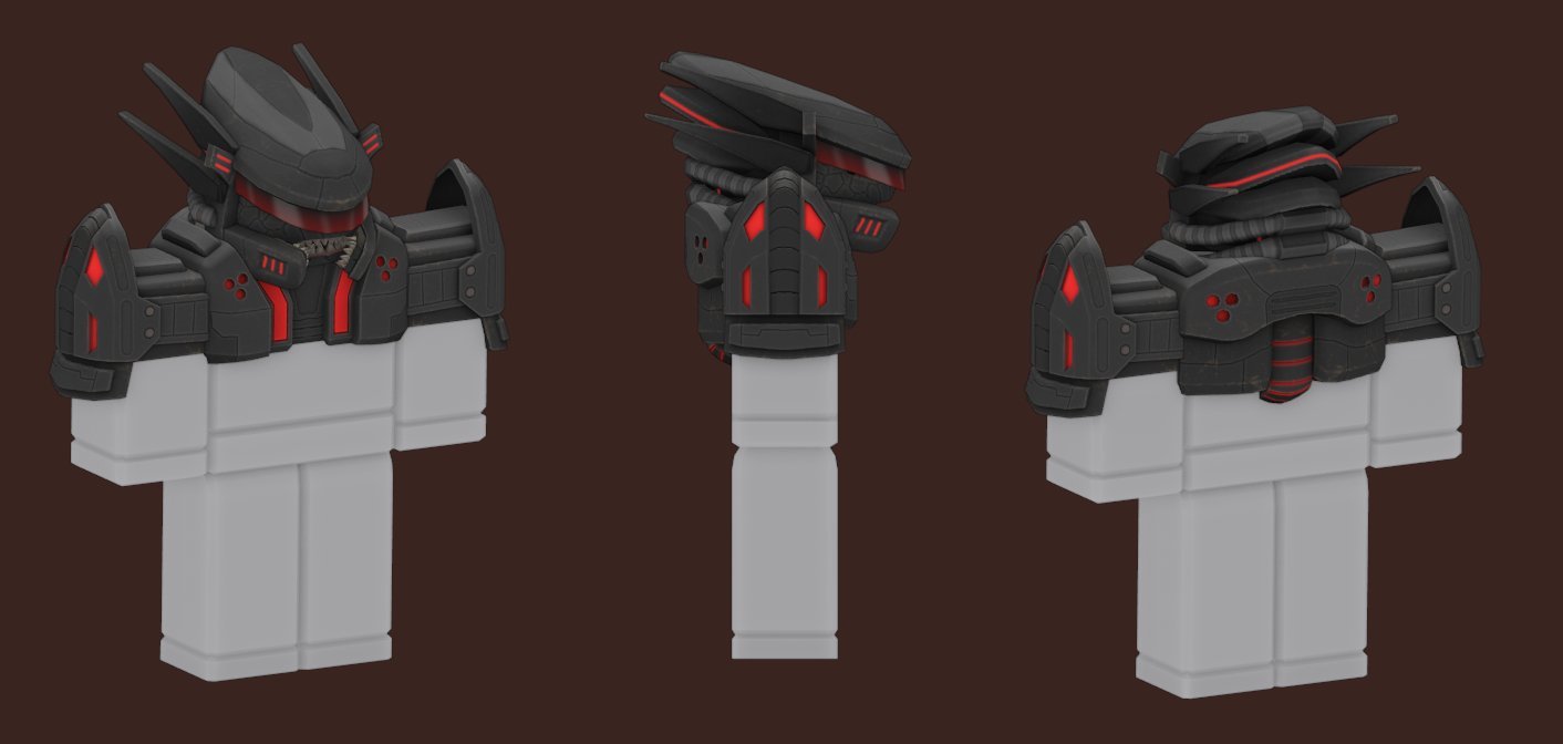 Guest Capone On Twitter Robloxdev Robloxugc Roblox Just Want To Let You Know The Interstellar Stalker S Prices For Accessories Will Increase From 50r To 75r On February 1st Links Are - alien head roblox id
