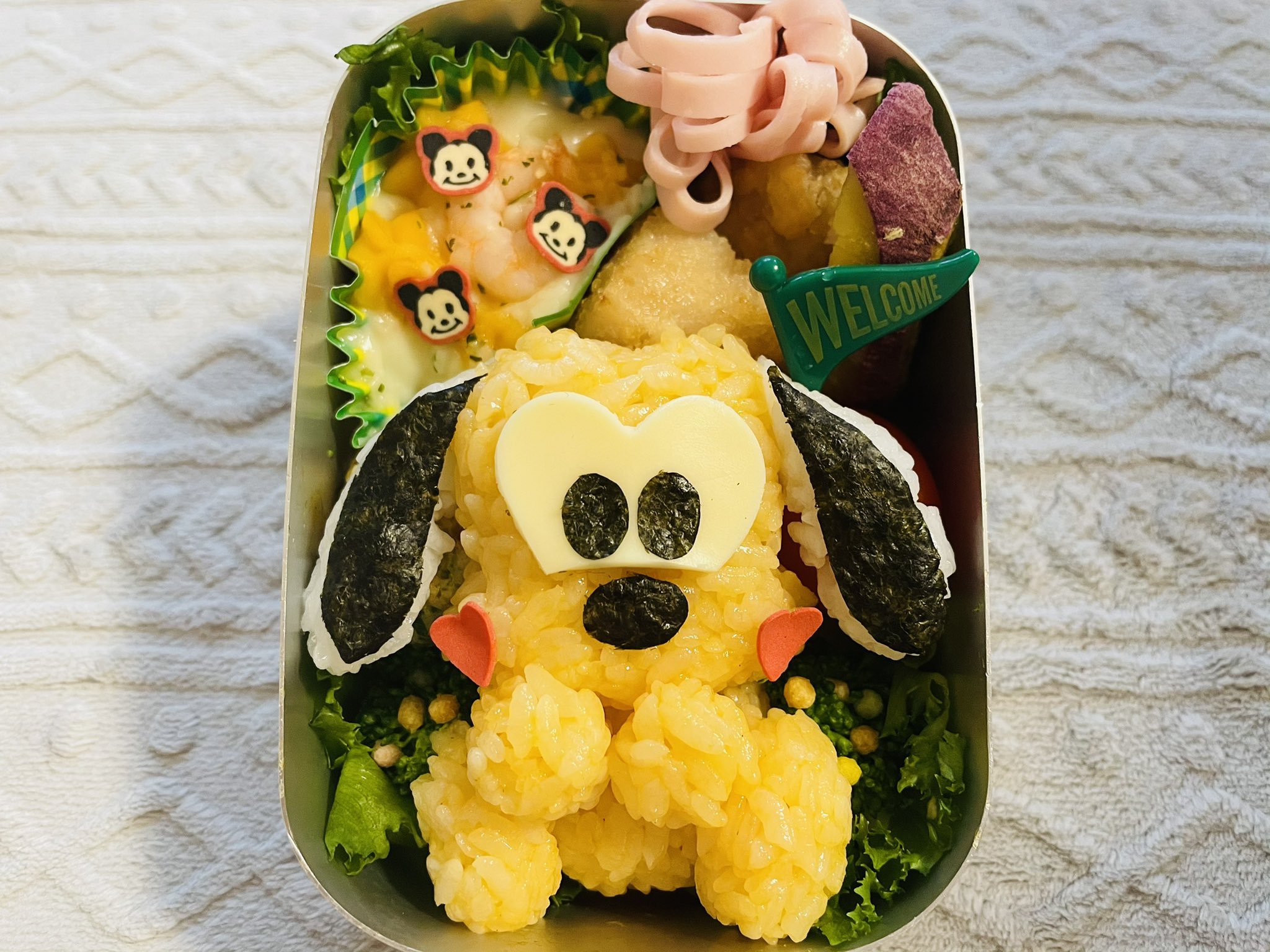 名無しラジオ 今週はプルート弁当 お弁当 幼稚園弁当 弁当 キャラ弁 デコ弁 プルート プルート弁当 ディズニー ディズニー弁当 T Co 7n51bq0fry Twitter