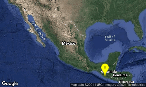 SSNMexico's tweet photo. Preliminar: SISMO Magnitud 4.8 Loc  69 km al ESTE de CD HIDALGO, CHIS 11/02/21 17:15:01 Lat 14.61 Lon -91.51 Pf 10 km https://t.co/zoxEKbPBt9