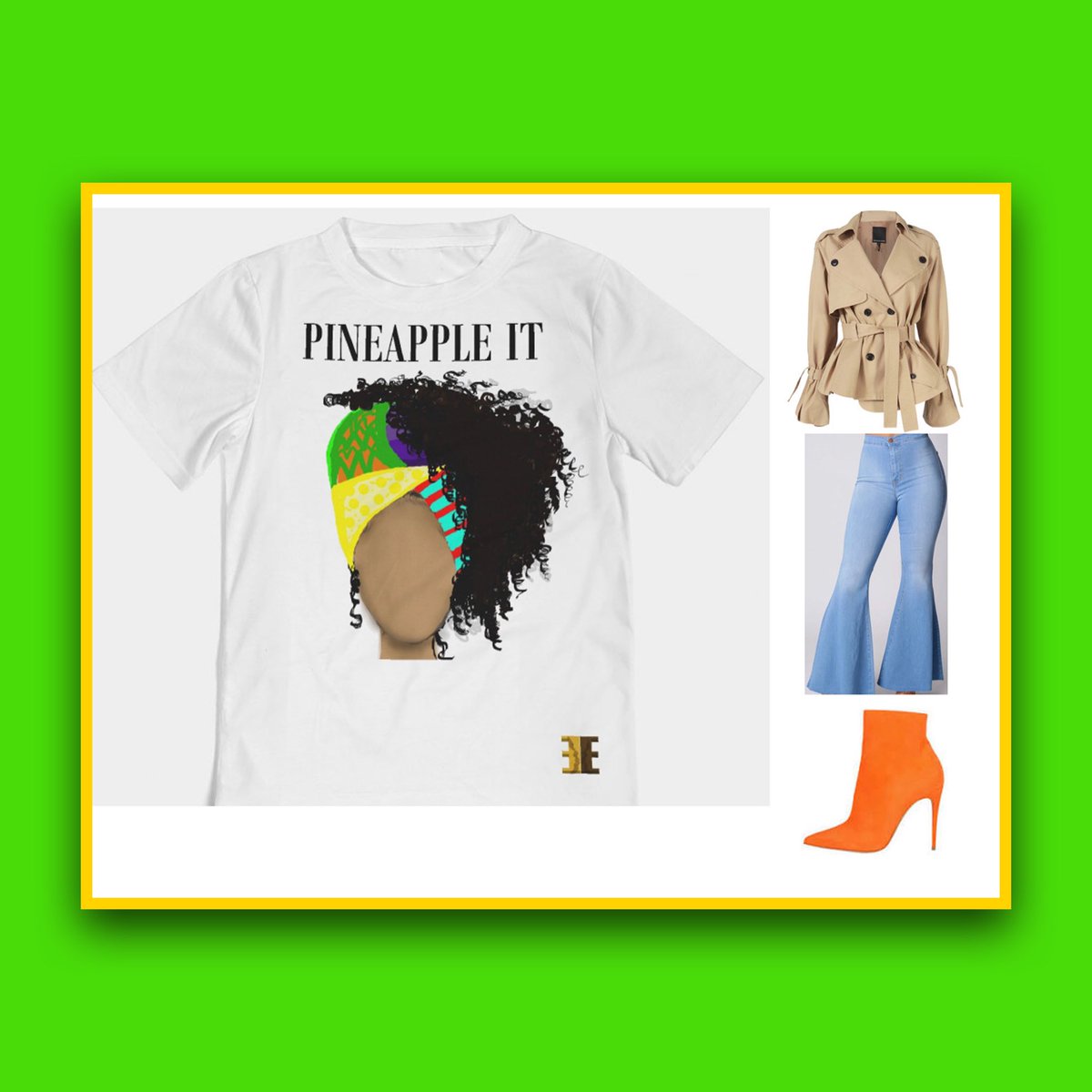 ebony_edition's tweet photo. For #HowToStyleIt we styled our pineapple it tEE! You can purchase Pineapple It on our website🧡💛💚 https://t.co/iyFq3uJ2K6
#Ebonyedition #EE #Blackownedbusiness #blackgirlmagic #blackgirlsrock #blackmen #blackboyjoy #buyblack #bookbags #totebags #blackmoneymatters #blackart https://t.co/SfX6kMCSiG