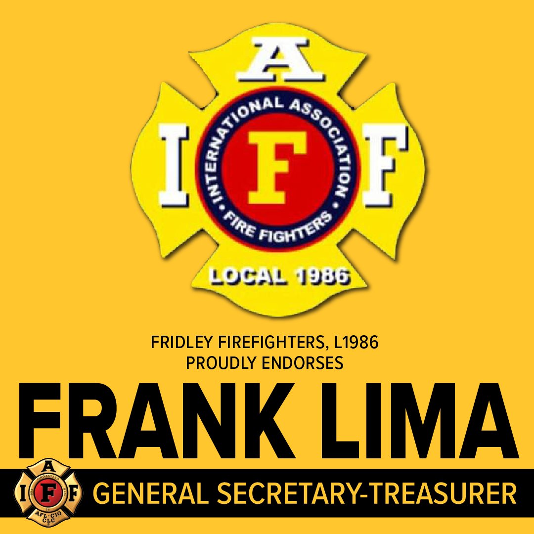 Thank you #IAFF Local 1986, Fridley Firefighters for joining the Unite, Fight, &amp; Organize campaign. I'm humbled by your support &amp; will work every day for our members in Minnesota, across the US &amp; Canada as #IAFFGST. #limaforgst #unitefightorganize #overtime 🥊