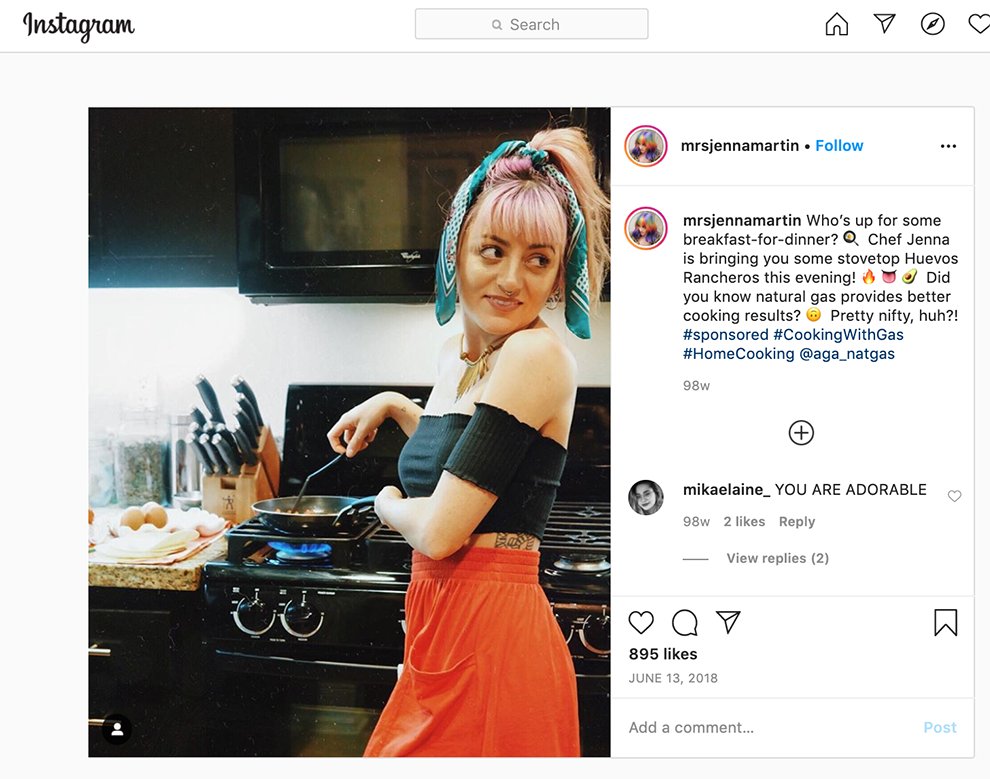 Take a look at these Instagram posts. Each of these influencers was paid by fossil fuel companies to endorse gas stoves.