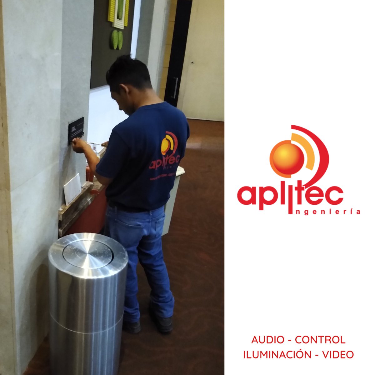 AplitecOficial's tweet photo. En cada proceso de instalación y #mantenimiento #AplitecIngenieria está presente. Contamos con insumos de calidad y #soporte certificado.
Si necesitas más información puedes visitarnos en https://t.co/4Z2Y1AyUzS
#Aplitec #AplitecIngenieria #audio #video #iluminacion #control https://t.co/kSvwdtHanV