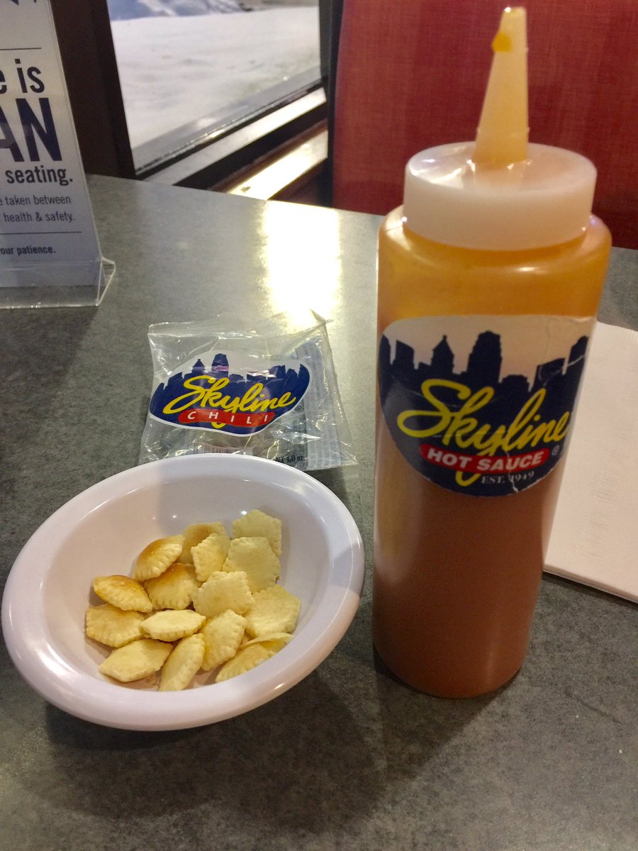PaulDAnglinJr's tweet photo. Just a few @Skyline_Chili #AtomicBombs with @isaacbrown_12 before our 3-ways. #FtWright #NKY https://t.co/UIWR4DnKDP