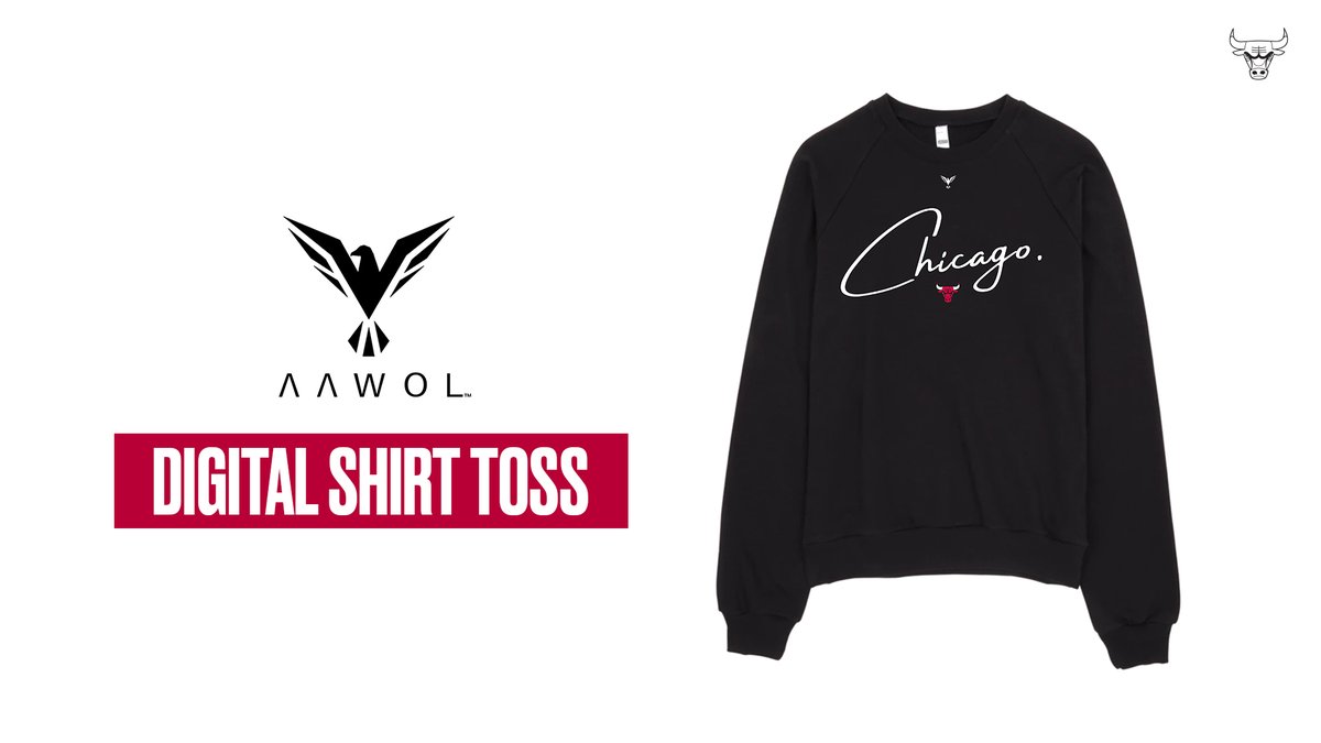 chicagobulls's tweet image. It’s our @goaawol digital shirt toss time 🙌

RT now for a chance to win - the ONLY way to get this item!