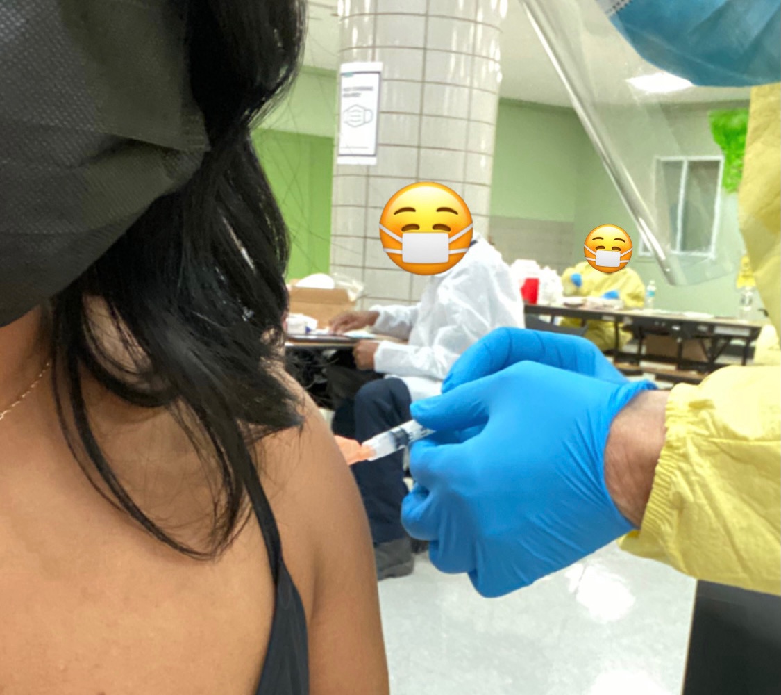 I had a great experience getting my first jab at a <a href="/nycHealthy/">nychealthy</a> vaccine hub. The system was clear, the process was smooth, and the people were kind. Big thumbs up for public health! ⭐️