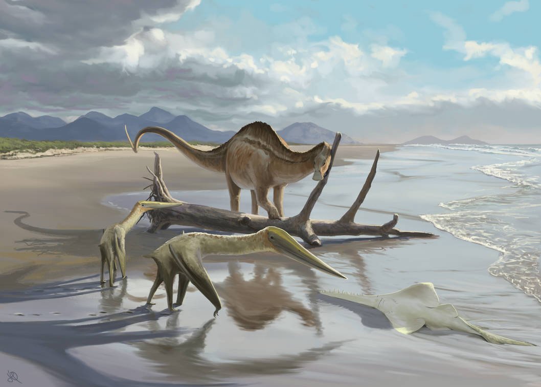 Julia d'Oliveira has really impresive scenes where the atmosphere is captured with such artistry that her paleoart makes me feel like I'm watching some peaceful scenes that still exists, indistinguishable from her works depicting current beings.  https://www.deviantart.com/judoliveira&nbsp;