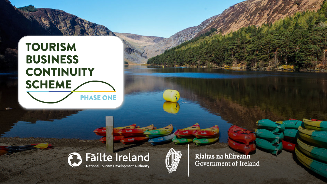 APPLY NOW - Applications opened for the 1st Phase of the €55million Tourism Business Continuity Scheme, secured by Minister <a href="/cathmartingreen/">Catherine Martin</a> in #Budget2021, administered by <a href="/Failte_Ireland/">Fáilte Ireland</a>. 
👉 bit.ly/2LGPpfe 

#TourismTogether <a href="/ConQuill/">Con Quill</a> <a href="/avea_ireland/">AVEA Ireland</a> <a href="/IAAT_ie/">Ireland's Association for Adventure Tourism</a>