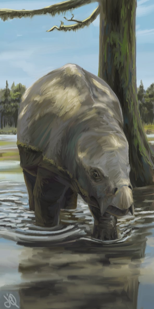 Julia d'Oliveira has really impresive scenes where the atmosphere is captured with such artistry that her paleoart makes me feel like I'm watching some peaceful scenes that still exists, indistinguishable from her works depicting current beings.  https://www.deviantart.com/judoliveira&nbsp;