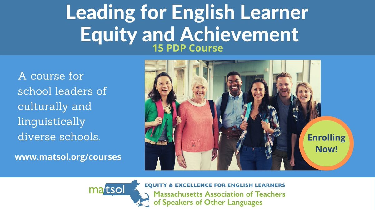 Leading for English Learner Equity and Achievement 
#edleaders #englishlearners #professionaldevelopment