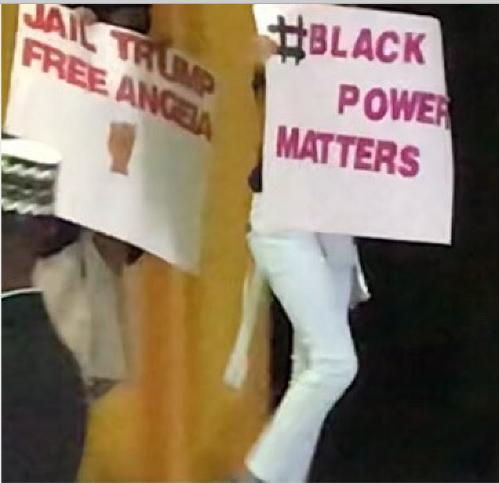 At the end of the unit, the teacher led the ten- and eleven-year-olds into the school auditorium to "simulate" a Black Power rally to "free Angela Davis" from prison, where she had once been held on charges of murder. The students chanted "Black Power!" and "Free Angela!"