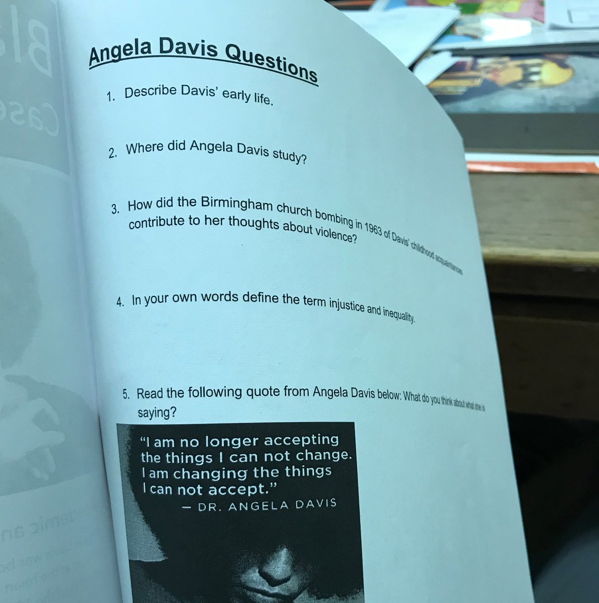 Last year, a fifth-grade teacher at the William D. Kelley School designed a social-studies curriculum to celebrate the political radical Angela Davis, praising the "black communist" for her fight against "inequality" and telling students to "define communist" in favorable terms.