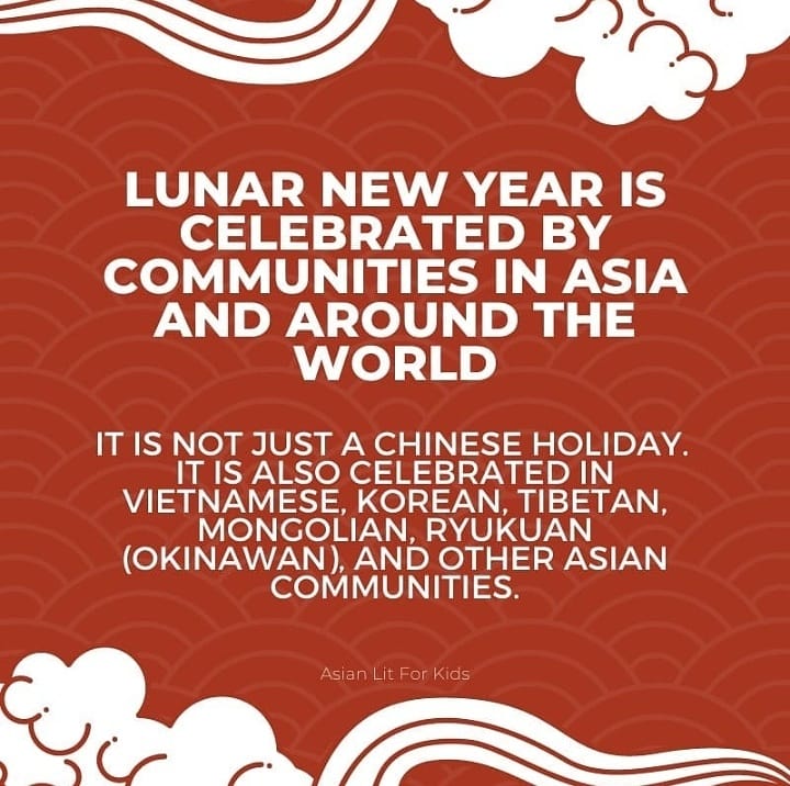 A wonderfull infographic from @asianlitforkids whose post and discussion on IG goes further to calling the day it's name in various languages, because specificity matters too. The same way we can learn to say Rosh Hashanah and Cinqo De Mayo non-East Asians can learn this.