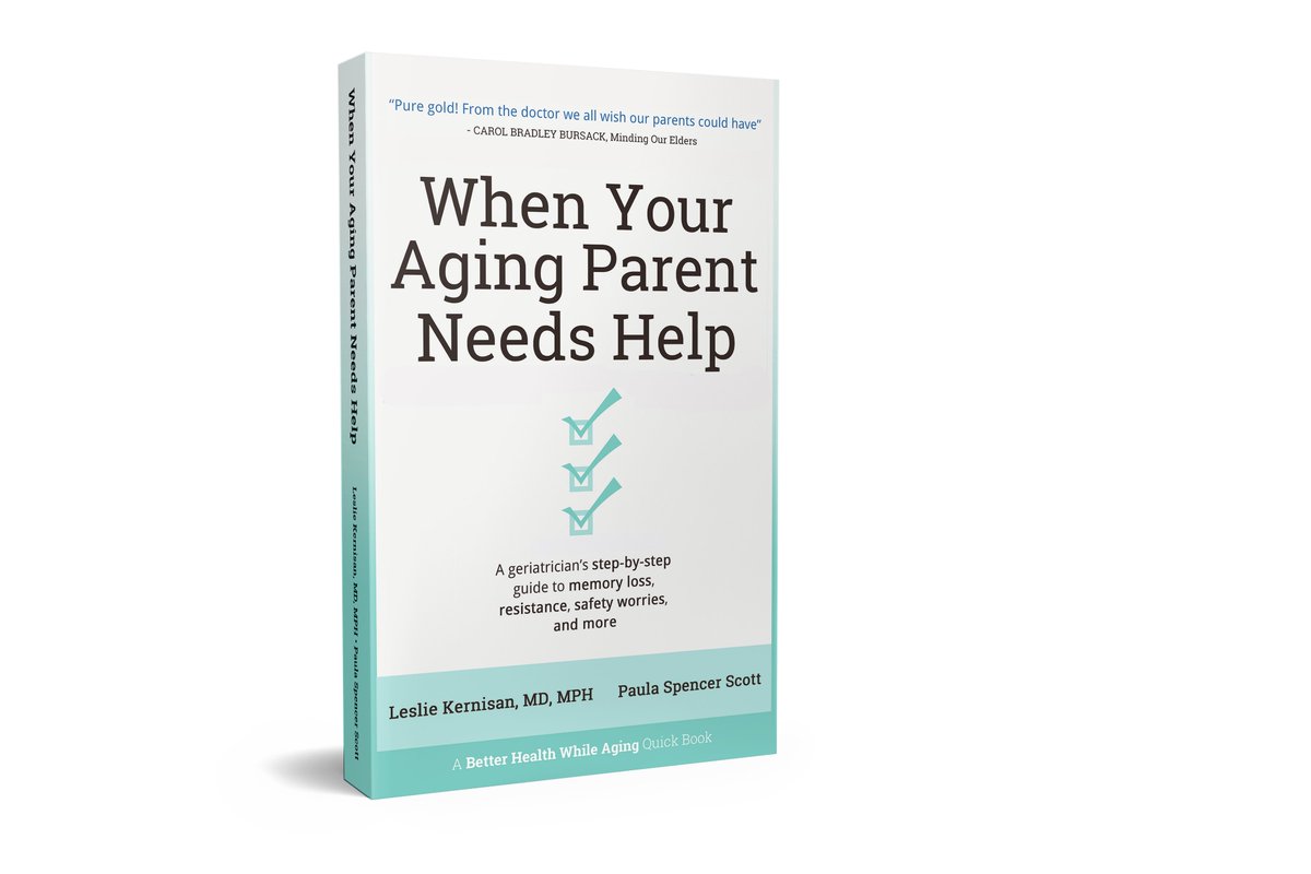 drkernisan's tweet image. Have you -- or someone you know -- been worried for declining #agingparents? If so, I wrote my new book, &quot;When Your Aging Parent Needs Help: A Geriatrician&apos;s step-by-step guide&quot; for YOU, and I&apos;m celebrating its release TODAY! #aging #geriatrics #caregiving buff.ly/3p6Heqg