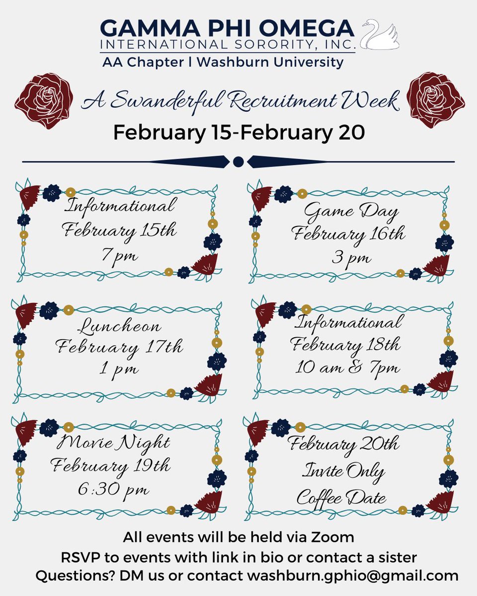 Ready to become a Swan? Recruitment starts next week! 

DM us or click the link in our bio to RSVP! 🦢❤️💙