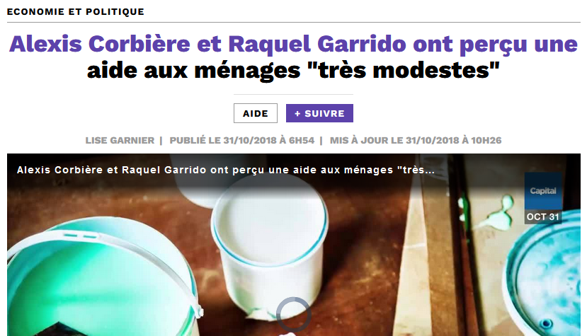 @alexiscorbiere et  @RaquelGarridoFr, que d'aucuns qualifient de "thénardier de la politique".Des revenus plus que confortables, mais ça rénove son appart sur le dos des contribuables. Remarquez la condescendance de Garrido lorsqu'elle assiste à un match de foot...