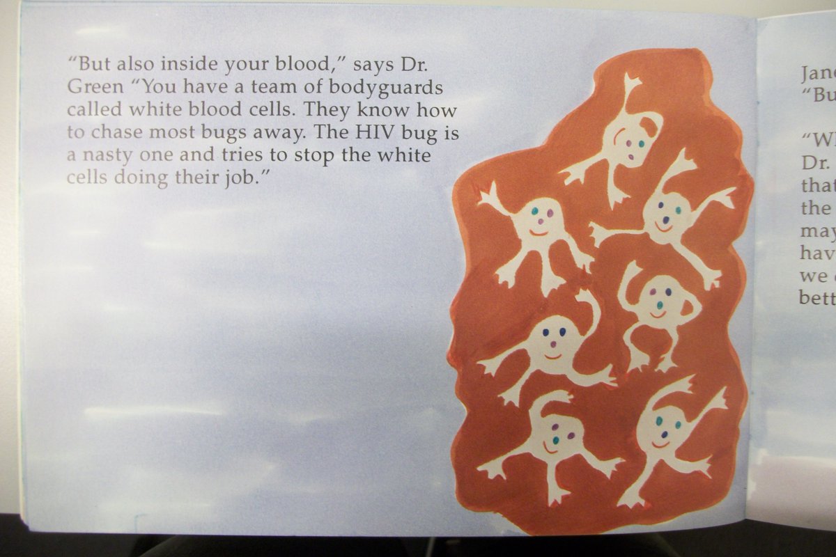 Some HIV+ teens educated their peers at school, HIV+ mothers created resources for their children. Organising creshes, playdates, etc. But they also wrote story books, which explained  #HIV, & scripted difficult conversations for other HIV-affected parents.It's Clinic Day 1992