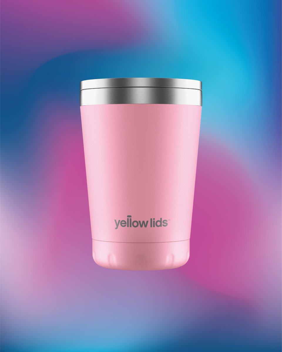 NEW! Reusable Cups launched today. 🥳 Build your own at yellowlids.com - #ecofriendly #eco #sustainable #zerowaste #sustainability #gogreen #nature #environment #plasticfree