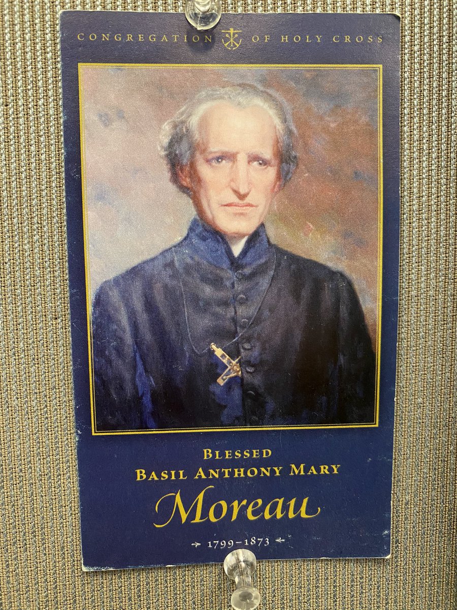 NDExecED's tweet image. Happy 221st birthday to the founder of the Congregation of Holy Cross, Blessed Basil Anthony Mary Moreau! @HolyCrossUS