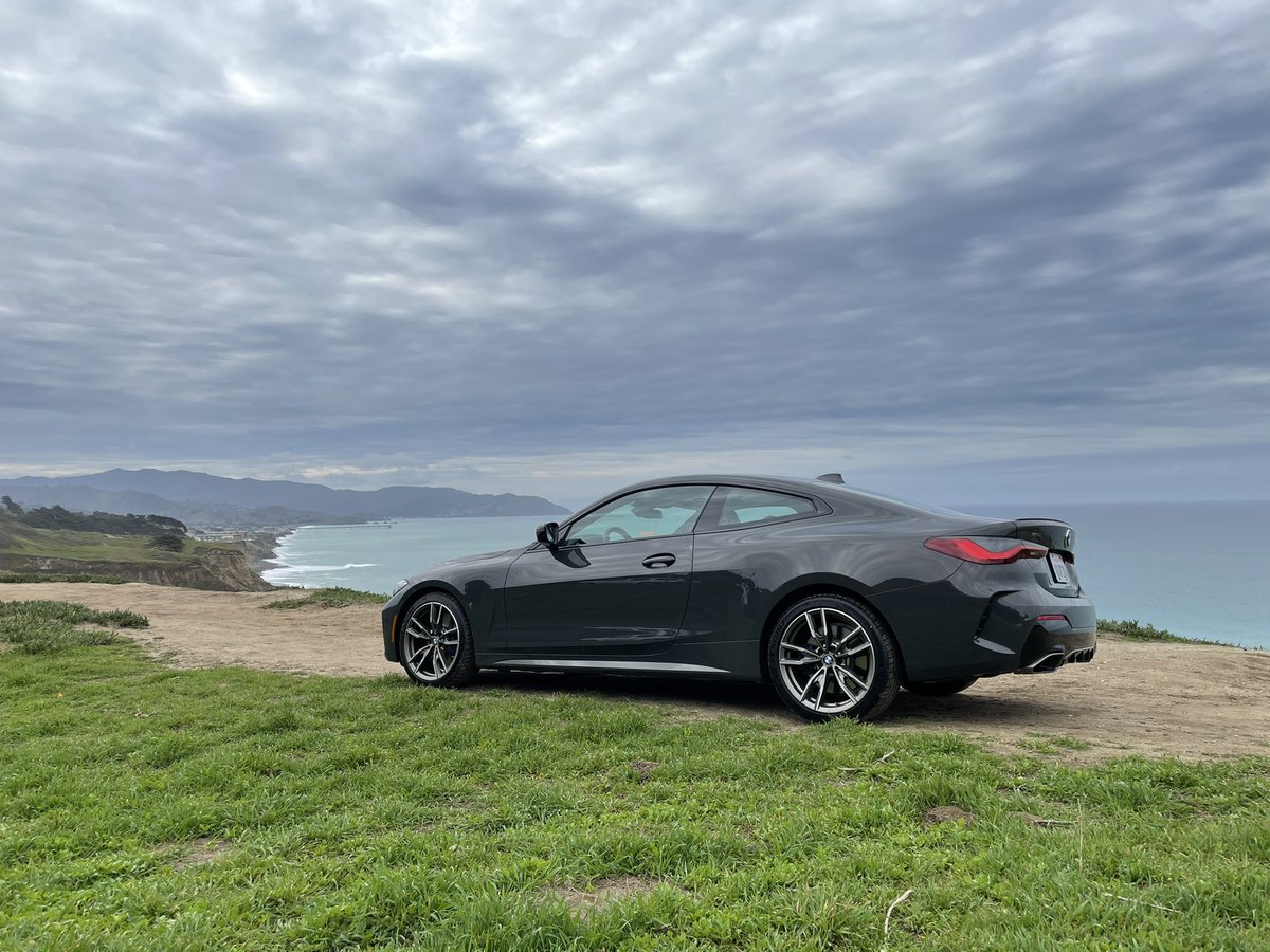 Roadfly's tweet photo. 2021 #BMW #M440i coupe, #Xdrive #MSport in #DravitGreyMetallic. https://t.co/uF7th61JE4